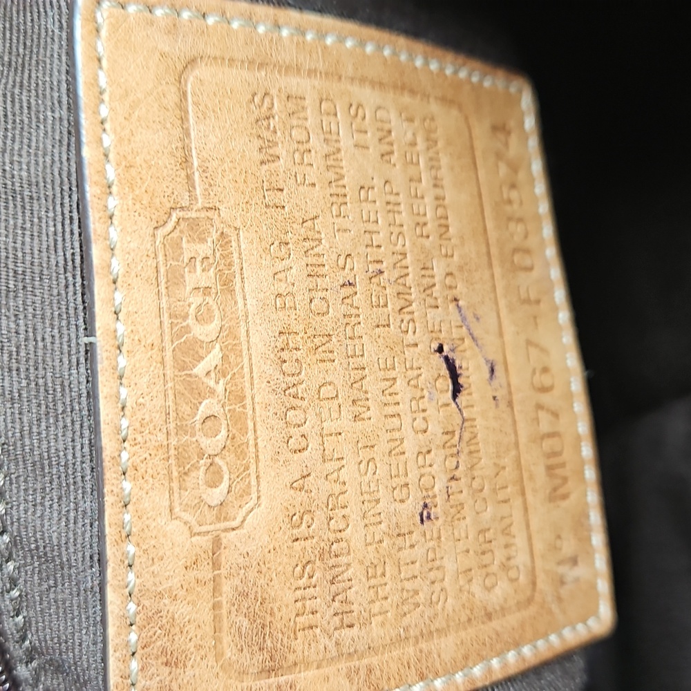 Authentic Coach Monogram Leather SOHO Crossbody Shoulder Bag - Picture 13 of 15